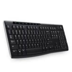 Teclado Inalámbrico LOGITECH K270 - RF inalámbrico, Inalámbrico, PC/server, Negro
