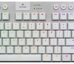 Teclado Mecánico LOGITECH 920-009660 - Inalámbrico, Blanco