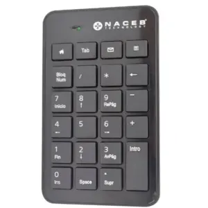 Teclado Numérico Naceb Technology NA-0104 - Numérico, Negro