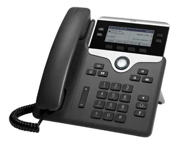 Teléfono  CISCO CP-7841-K9= - Escritorio, Negro/Plata, Si, Si, LCD