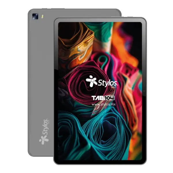 Tableta 10.4 pulgadas 4 128GB Gris con funda Stylos. STTA1041G -