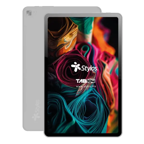 Tableta 10.4 pulgadas 4 128GB Plateada con funda Stylos. STTA1041S -