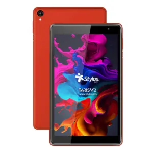 Tableta 8 pulgadas 2 32GB Rojo con funda Stylos. STTA81R -