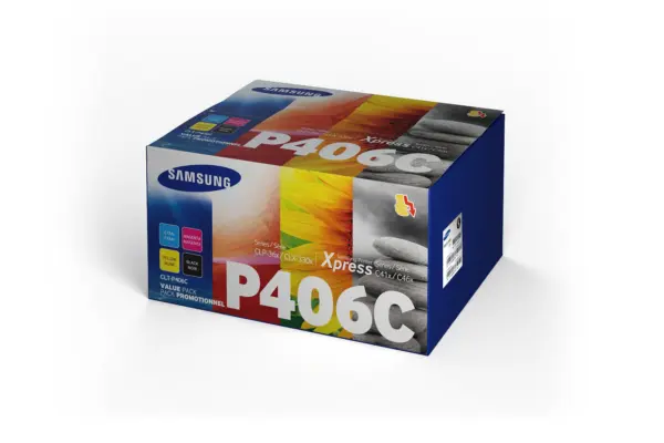 Toner Samsung - SU379A, CLT-P406C - Negro, Cian, Magenta, Amarillo