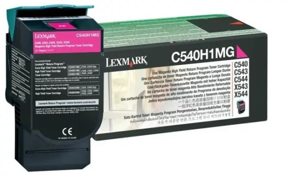 Cartucho tóner LEXMARK - 2000 páginas, Magenta, Laser, Negro