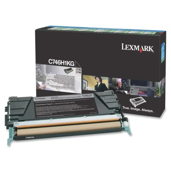 Cartucho tóner LEXMARK - 12000 páginas, Negro, Laser, Negro