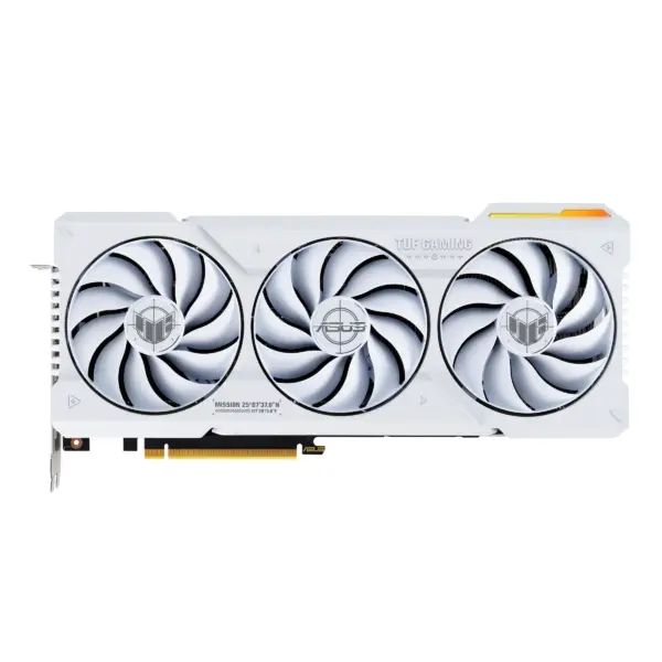 Tarjeta de video ASUS TUF-RTX4070TIS-O16G-WHITE-GAMING - NVIDIA, GeForce RTX 4070 Ti SUPER, 2670 MHz, GDDR6X, 16 GB