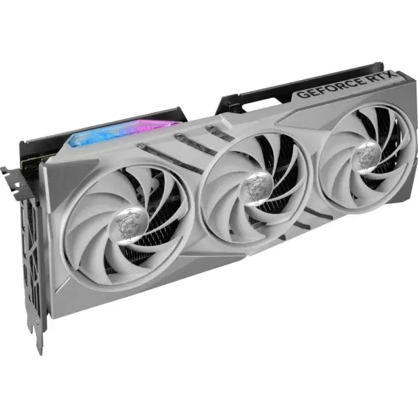 Tarjeta de Video MSI RTX 4060 Ti GAMING X SLIM WHITE 16G - 16GB GDDR6, 4352 CUDAS, 2670Mhz de Frecuencia(2685MHz con Extreme Performance)