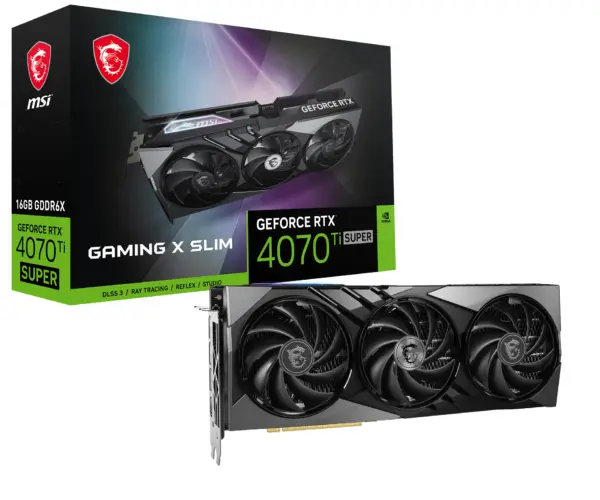 MSI RTX 4070 TI SUPER 16G GAMING X SLIM -