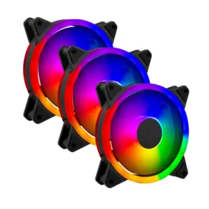 Kit 3 Ventiladores de 120mm Balam Rush Eolox Blaze EX30K: Velocidad: 1200 Rpm Flujo de aire: 31.3 CFM -