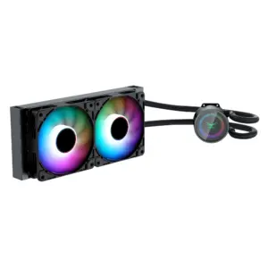 Sistema de Enfriamiento Liquido 2 Ventiladores ARGB  GLACIAR 240 -